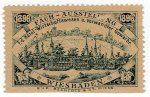 (I.B) Germany Cinderella : Hotel Exhibition (Wiesbaden 1896)