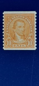 US Scott # 603; Mint, hinged, og, from 1924; F/VF centering