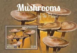 Micronesia 2013 - Mushrooms - Souvenir Stamps Sheet - Scott #1036 - MNH