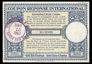 USA 15c International Reply Coupon IRC Post Office 98925