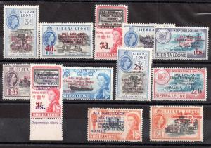 Sierra Leone 1963 QEII Commemoration MNH set SG273-284 WS3550