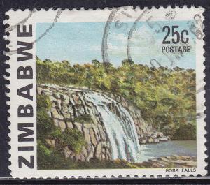 Zimbabwe 425 USED 1980 Goba Water Falls