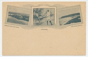 Postal stationery Natal Jinricksha - Jinrikisha - Durban - The Bluff