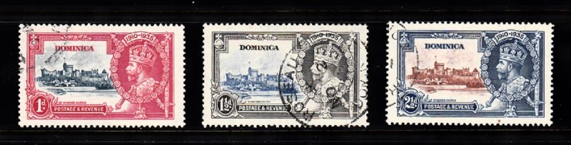 DOMINICA SC# 90-92 USED