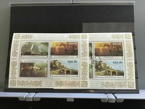 South Africa National Gallery  1981 cancelled and MNH stamps sheets R27507