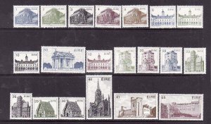 Ireland-Sc#537-56- id9-unused NH set-1982-90-