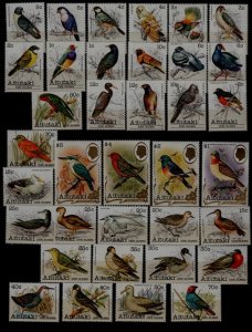 Aitutaki 215-46D MNH Birds SCV104.20