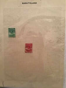 Basutoland  stamp pages R23377