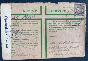 1944 Field Post Office Australia Censored On Active Service Cover To Sydney
