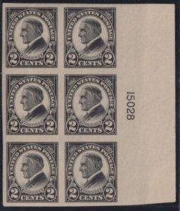 US 611 Modern Right Plate Block num 15028