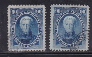 Argentina 26x2, Used, 2 Copies