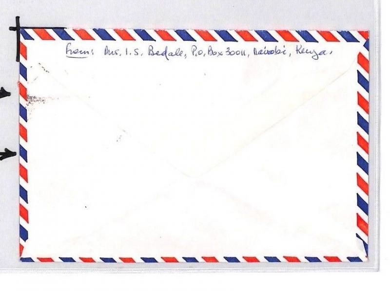 CE177 Kenya *NAIROBI* 1972 KUT Stamp Air Mail Cover