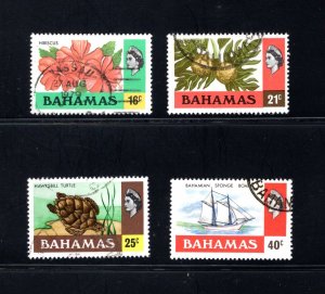 Bahamas 398-401, Used, VF,  Complete Set, Cat. $11.35 ......0420281