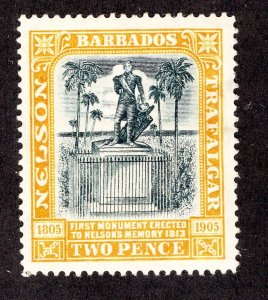 Barbados #111 Two Pence *Minor Fault* ~jm-0537