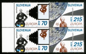 Slovenia Stamps # 194-5 MNH XF Pairs Scott Value $40.00