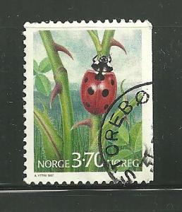 Norway 1147 Ladybug Postally used