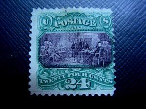 U.S. 120 Unused F+ SCV$3,000.00 Rich Color, Low START