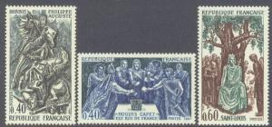 FRANCE 1199-1201 MNH 1967 KINGS of FRANCE