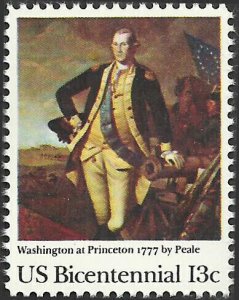 # 1704 MINT NEVER HINGED ( MNH ) WASHINGTON AT PRINCETON XF+