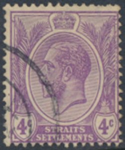 Straits Settlements    SC# 184   Used   wmk crown CA script  see details & scans