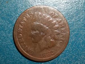 1882 INDIAN HEAD PENNY