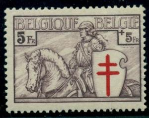 BELGIUM #B162 5fr + 5fr high value in set, og, LH, VF, Scott $145.00