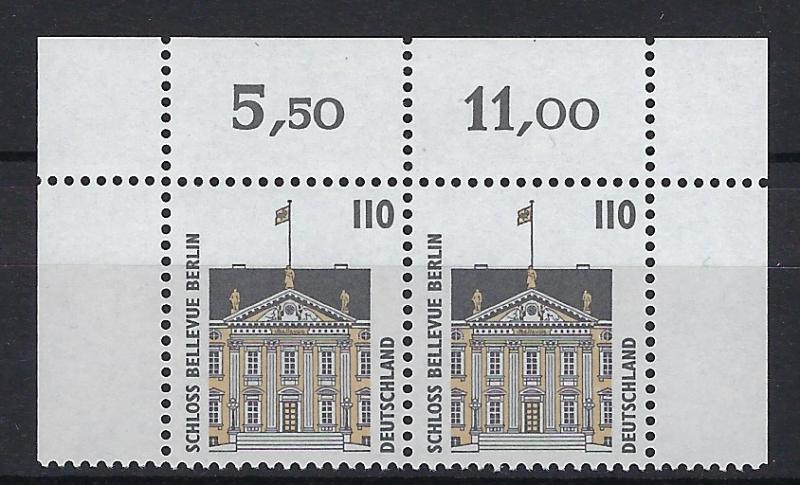Germany Bund Scott # 1846, pair, mint nh, variation