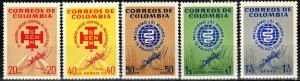 Colombia #740-01, C426-8   MNH  CV $5.45  (X1560)