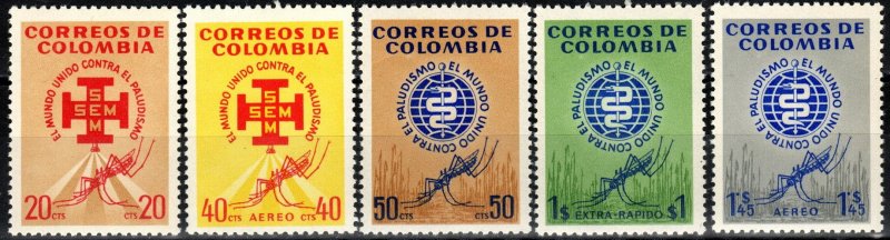 Colombia #740-01, C426-8   MNH  CV $5.45  (X1560)