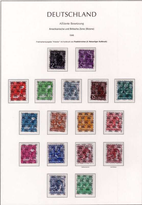 GERMANY ALLIED & AMERICAN BRITISH OCCUPATION ZONES GOOD COLLECTION PERFECT MNH