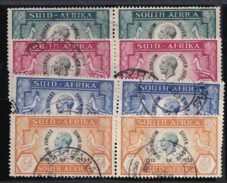 South Africa 1935 SC 68-71 Used Set