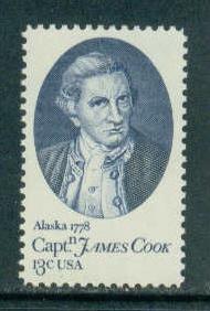 1732 13c Captain Cook Fine MNH