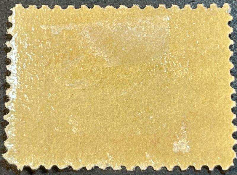 U.S. # 295-MINT/HINGED---CARMINE & BLACK---SINGLE---1901