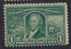 US #323 MNH - Disturbed gum