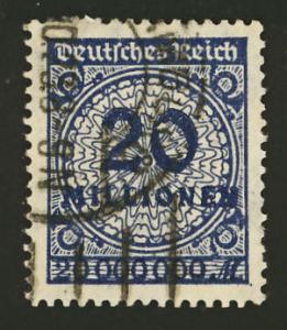 Germany Sc# 291 20mil m Circle used