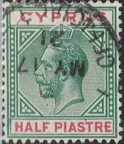 Cyprus, #62  Used  From 1912