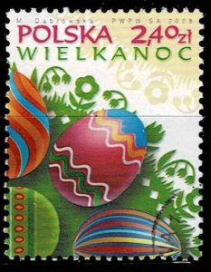 Poland,Sc.# 3888 used,  Easter, Eggs