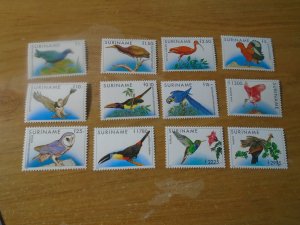 Suriame  #  724-35  MNH  Birds