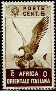 Italian East Africa 1938; Sc. # 2;  MHH Single Stamp