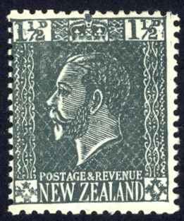New Zealand Sc# 160 MH 1916-1919 1½p King George V