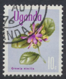Uganda  SC# 132   SC# 116  Used  Flowers 1969   see scan