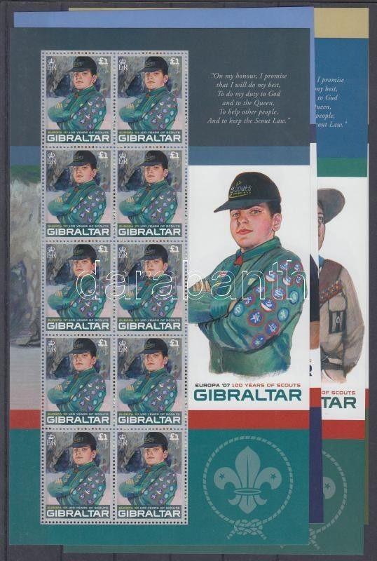 Gibraltar stamp Europe CEPT Centenary of the scout moovment MNH 2007 WS134953