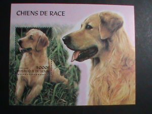 BENIN STAMP-2000 FAMOUS BEAUTIFUL LOVELY DOG MNH S/S SHEET VERY FINE