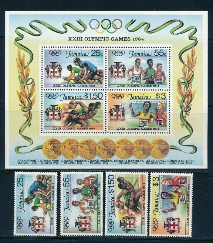 Jamaica - Los Angeles Olympic Games MNH Sports Set (1984)