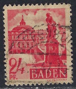 Germany Baden 5N8 VFU Z8185-3