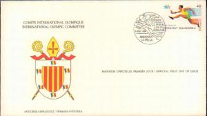 Antigua, Worldwide First Day Cover, Olympics