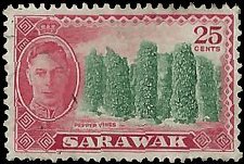 SARAWAK   #190 USED (2)