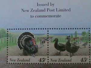 ​NEW ZEALAND- SC#1302b SINGAPORE'95 STAMPS SHOW-LOVELY ANIMALS MNH-S/S VF