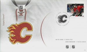 Canada scott 2674 CALGARY FLAMES FDC 2013