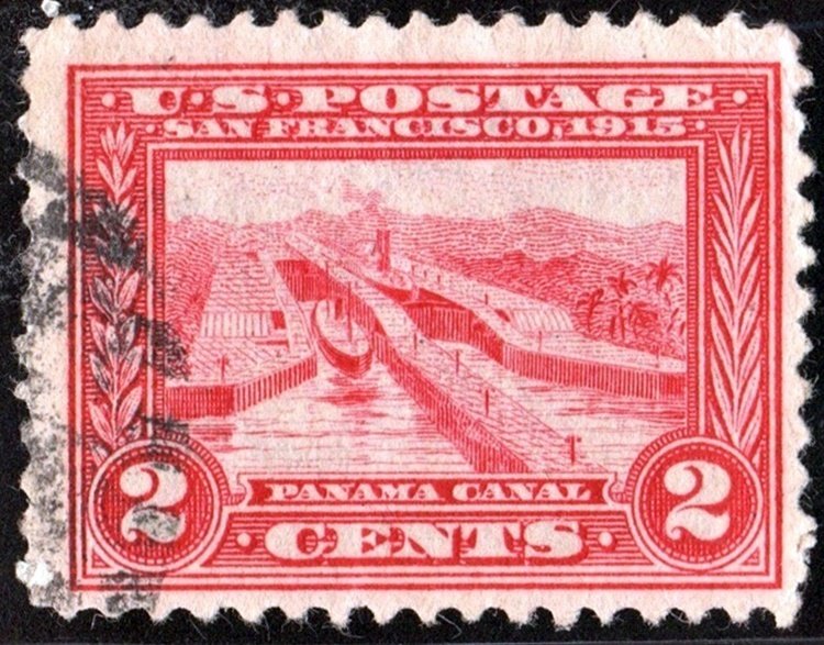 SC#398 2¢ Panama-Pacific Exposition (1913) Used